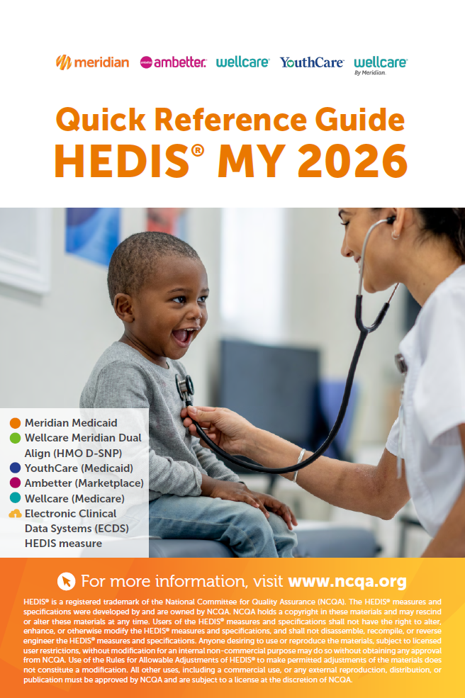 Quick Reference Guide HEDIS MY 2026