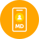 Medical badge icon