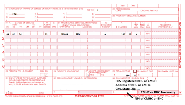 billing example