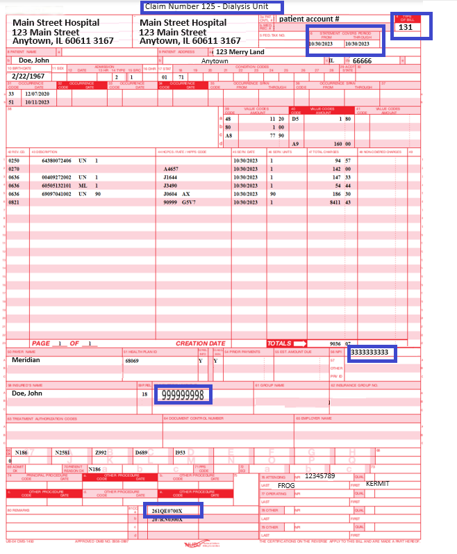 claim example