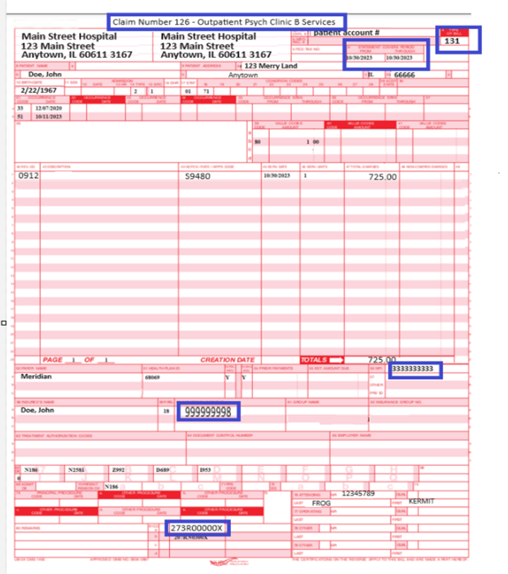 claim example
