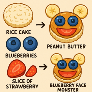 face snack instructions