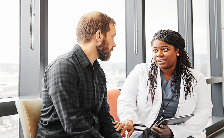Image of a provider with a patient